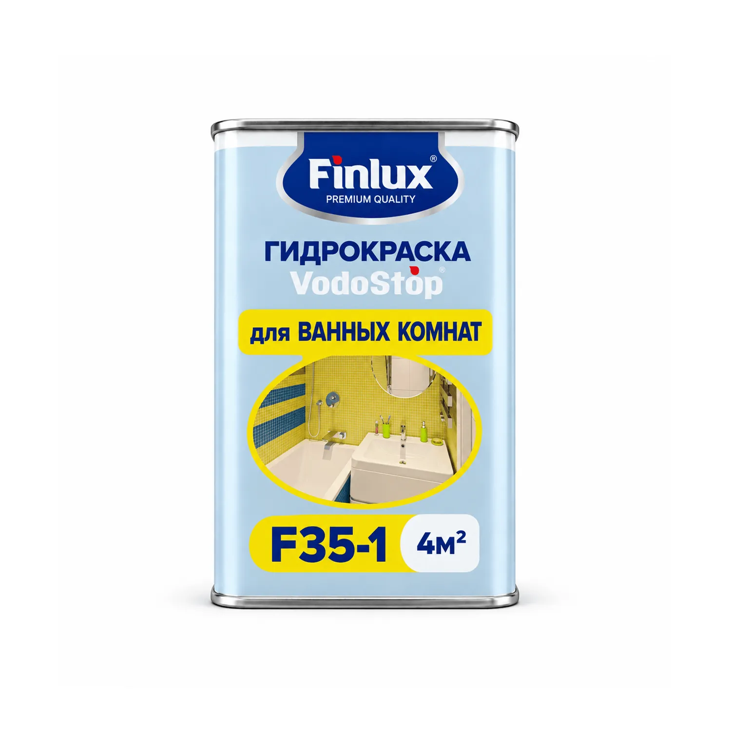 Finlux F-35 для ВАННОЙ комнаты 4 кв.м. Бесцветная.