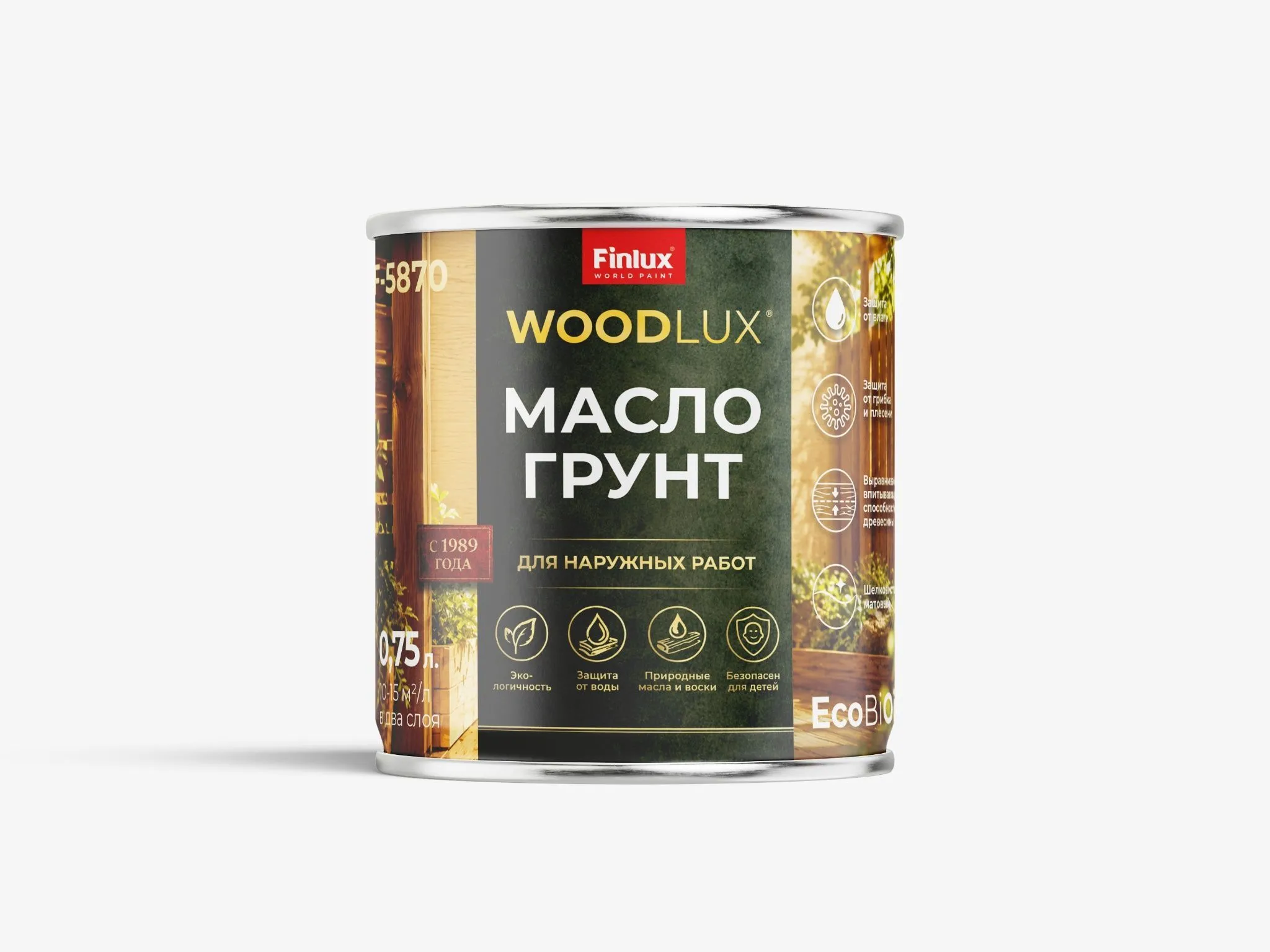 Finlux EcoBiOil F-5870 Защитный грунт-масло