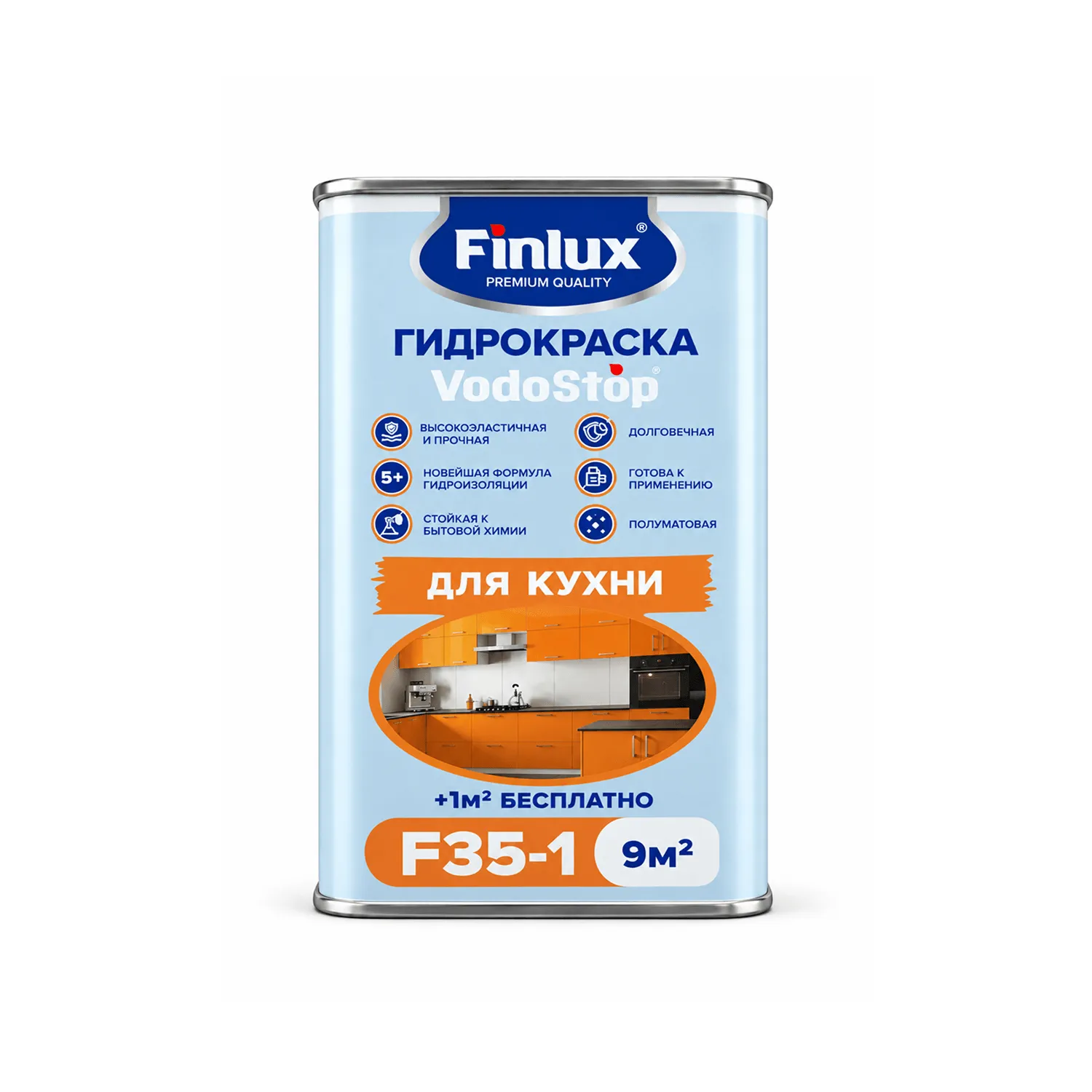 Finlux F-35 для КУХНИ 9 кв.м. Бесцветная